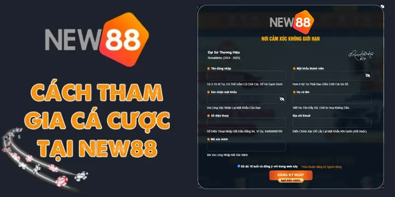 Cách tham gia cá cược tại New88
